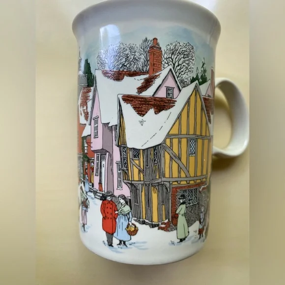 Coffee/hot cocoa Dunoon Christmas mugs 
Set of 4 fine stoneware.Made in Scotland - Picture 9 of 15